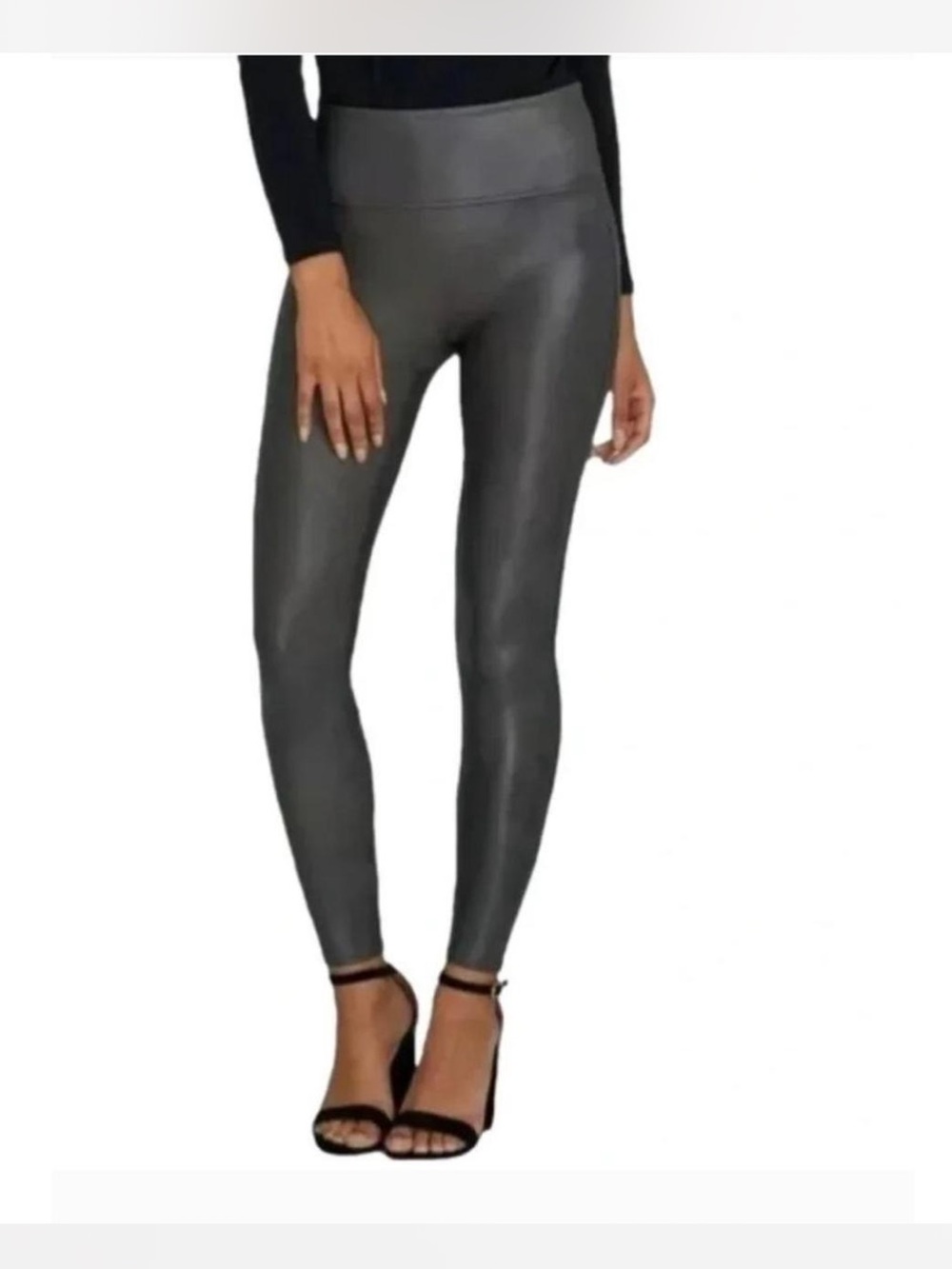 SPANX Women’s High-Waist grey Leggings size large.